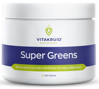 Vitakruid Super Greens 25 nutrienten oa probiotica & enzymen