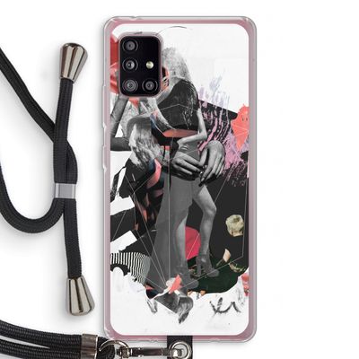 Dissimulation du réel: Samsung Galaxy A51 5G Transparant Hoesje met koord