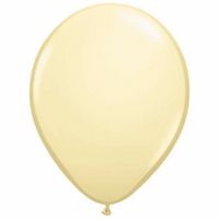 Voordelige metallic ivoren ballonnen 10 stuks   -