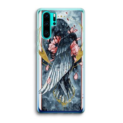 Golden Raven: Huawei P30 Pro Transparant Hoesje