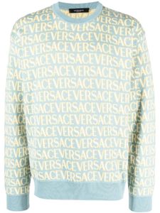 Versace pull Versace Allover - Bleu