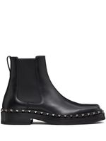 Valentino Garavani bottines chelsea Rockstud - Noir