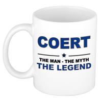 Coert cadeau mok - man myth legend - naam koffiemok - 300 ml - collega - vaderdag