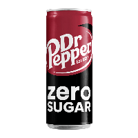 Dr. Pepper zero blik (24x 33cl)