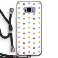 Bollen: Samsung Galaxy S8 Plus Transparant Hoesje met koord - thumbnail