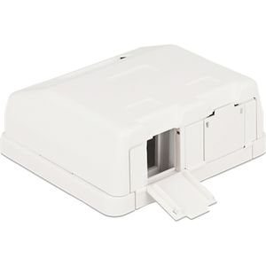 Keystone Surface Mounted Box 2 Port Behuizing