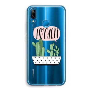 I love cacti: Huawei P20 Lite Transparant Hoesje