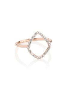 Monica Vinader bague RP Riva - Rose