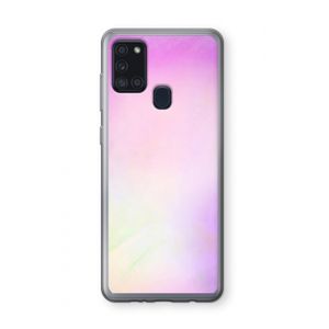 Flow mist pastel: Samsung Galaxy A21s Transparant Hoesje