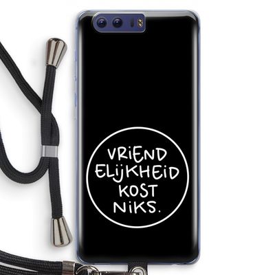 Vriendelijkheid: Honor 9 Transparant Hoesje met koord