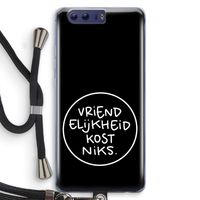 Vriendelijkheid: Honor 9 Transparant Hoesje met koord