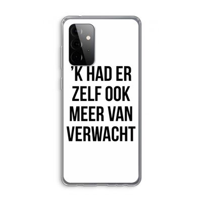 Meer verwacht: Samsung Galaxy A72 Transparant Hoesje