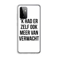 Meer verwacht: Samsung Galaxy A72 Transparant Hoesje