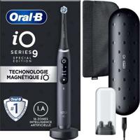 Oral -B IO 9 - Brama Black Electric Denti - Bluetooth Connected, 1 Brush, 1 Caricatore di viaggio, 1 busta magnetica