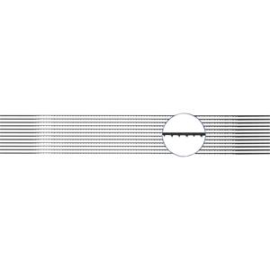 Figuurzaagblad voor metalen verpakking van 12 stuks Donau Elektronik 810442