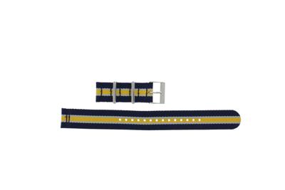 Horlogeband Tissot T604039511 Nylon/perlon Bi-Color 19mm