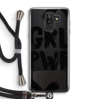 Girl Power #2: Samsung Galaxy J8 (2018) Transparant Hoesje met koord