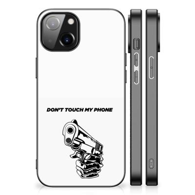 Apple iPhone 13/14 | Telefoon Hoesje | Gun Don&apos;t Touch My Phone