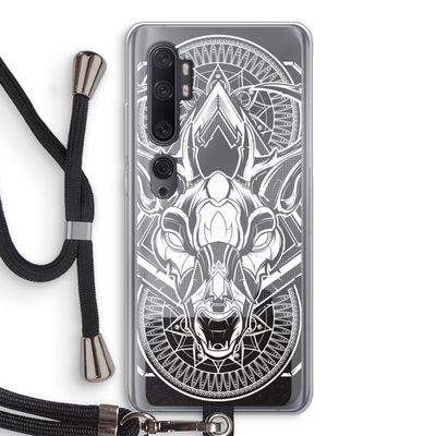 Oh Deer: Xiaomi Mi Note 10 Pro Transparant Hoesje met koord
