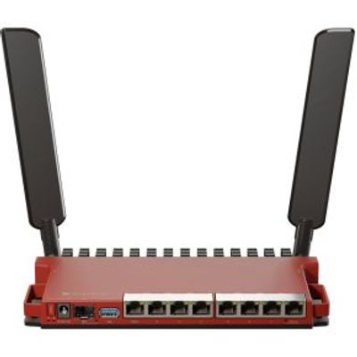 Mikrotik L009UiGS-2HaxD-IN draadloze router Gigabit Ethernet Single-band (2.4 GHz) Rood