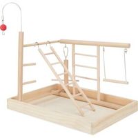 Trixie speelplaats hout voor kanarie en parkiet (35X25X27 CM) - thumbnail