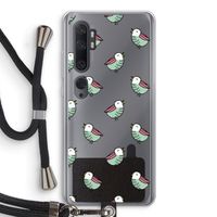 Vogeltjes: Xiaomi Mi Note 10 Pro Transparant Hoesje met koord