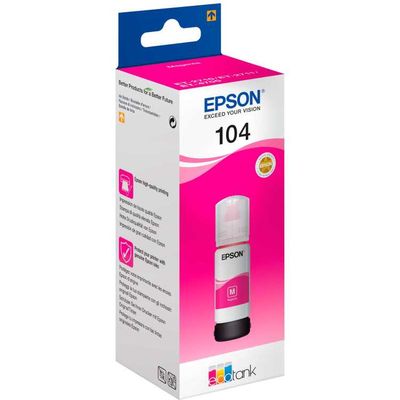 Epson 104 EcoTank Magenta ink bottle