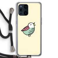 Birdy: Oppo Find X3 Pro Transparant Hoesje met koord
