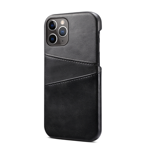 iPhone 13 Pro Max hoesje - Backcover - Pasjeshouder - Portemonnee - Kunstleer - Zwart