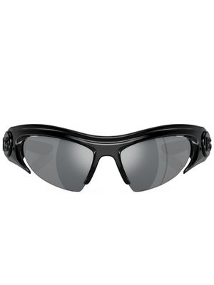 Dolce & Gabbana Eyewear lunettes de soleil à monture pilote - Noir