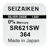 Seizaiken 364 SR621SW Zilveroxide Accu - 1.55V