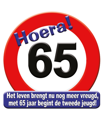 Huldeschild 65 jaar