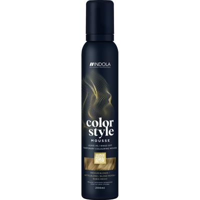Indola Profession Color Style Mousse Medium Blonde 200ml