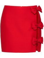 Valentino Garavani minijupe Crepe Couture - Rouge - thumbnail