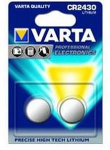 Varta Lithium-Knoopcelbatterij CR2430 | 3 V DC | 290 mAh | 2 stuks | Zilver | 1 stuks - 6430101402 6430101402