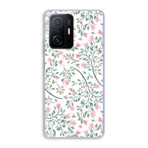 Sierlijke bloemen: Xiaomi 11T Pro Transparant Hoesje