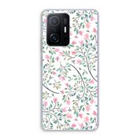 Sierlijke bloemen: Xiaomi 11T Pro Transparant Hoesje