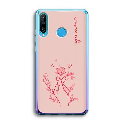 Giving Flowers: Huawei P30 Lite Transparant Hoesje