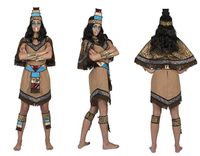 Azteken kostuum vrouw - thumbnail