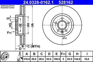 Powerdisc Remschijf 24032801621