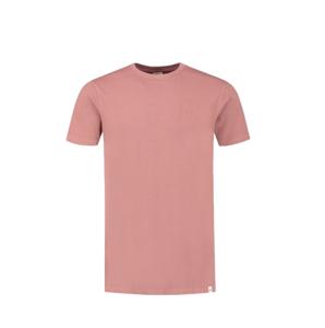 PureWhite Embroidery T-Shirt Heren Bruin - Maat S - Kleur: Bruin | Soccerfanshop