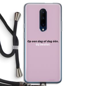 gij beslist: OnePlus 7 Pro Transparant Hoesje met koord