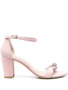 Stuart Weitzman sandales en daim à talon 90 mm - Rose