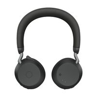 Jabra Evolve2 75 On Ear headset Telefoon Bluetooth, Kabel Stereo Zwart Ruisonderdrukking (microfoon) Volumeregeling, Microfoon uitschakelbaar (mute), Indicator - thumbnail