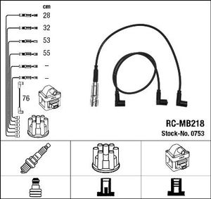 Bougiekabelset RCMB218