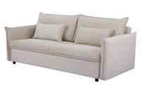 Slaapbank APPARTEMENT 215cm 3-zits cord beige - 47132 - thumbnail