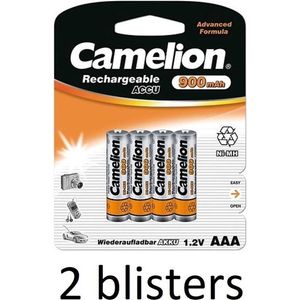 Camelion oplaadbare AAA batterij 900mah - 4 stuks