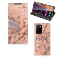 Samsung Galaxy Note 20 Ultra | Standcase | Marmer Oranje