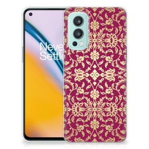 Siliconen Hoesje OnePlus Nord 2 5G Barok Pink