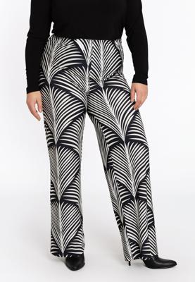 Yoek Pantalon PALM | Zwart | Maat 50/52
